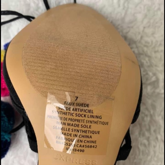 Pom-Pom lace up Stilettos - Picture 4 of 4